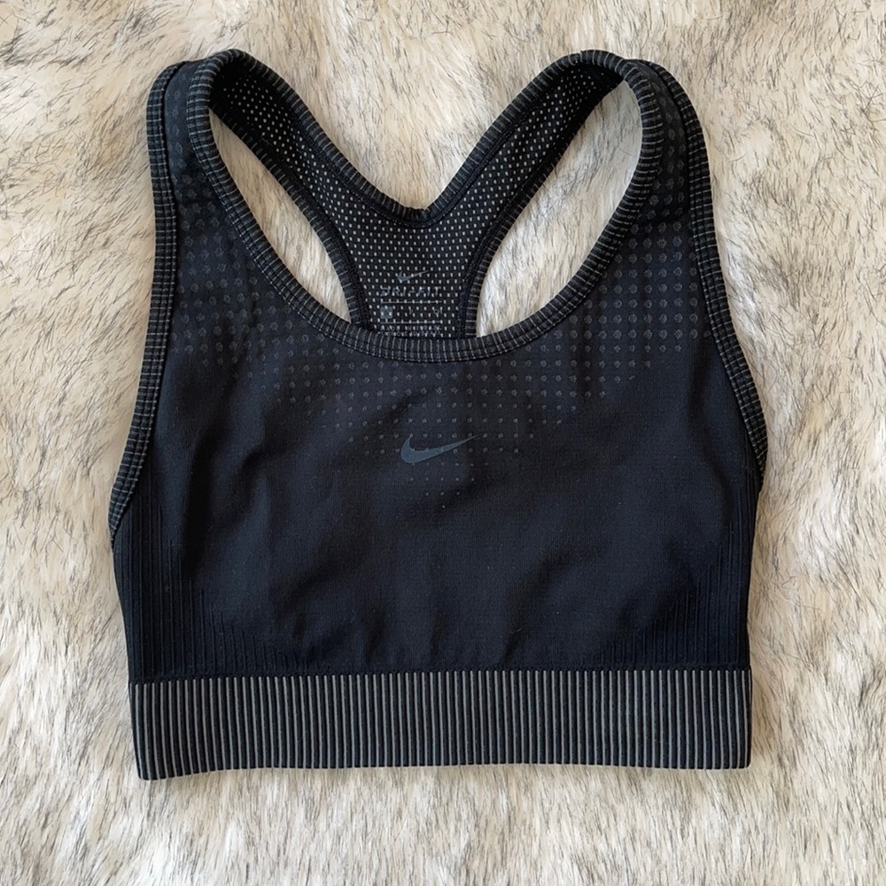 Nike Pro Dri-Fit black sports bra
